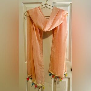 Boho Pink Scarf NWT